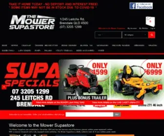 Mowersupastore.com.au(The Mower Supastore) Screenshot