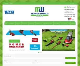 MowerWorldqLD.com.au(Mower World Queensland) Screenshot