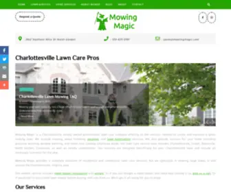 Mowingmagic.com(Charlottesville Lawn Care Pros) Screenshot