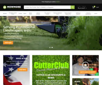 Mowmore.com(Lawn Mower Blades and Scag Mower Blades by Mow More Landscape Supply) Screenshot