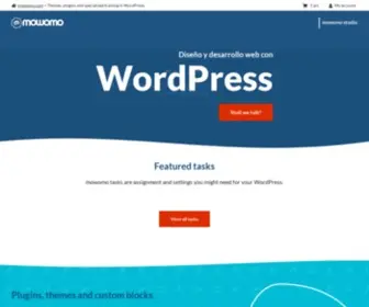 Mowomo.com(Temas, plugins y formaci) Screenshot
