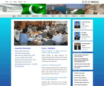 Mowr.gov.pk(Ministry of Water Resources) Screenshot