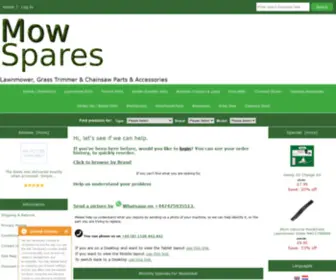 Mowspares.co.uk(Mow Spares) Screenshot