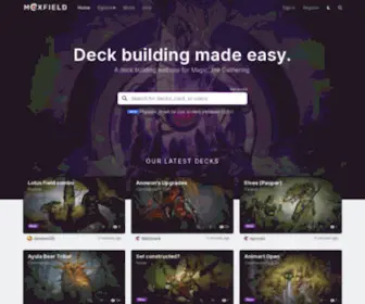 Moxfield.com(Moxfield is a deck builder website for Magic: The Gathering®) Screenshot