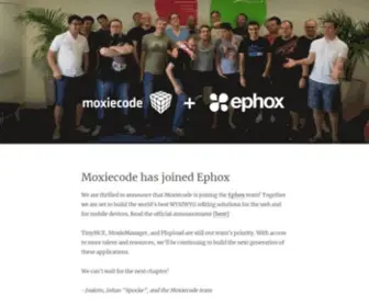 Moxiecode.com(Moxiecode Systems AB) Screenshot