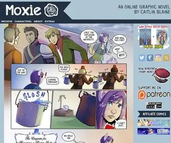 Moxiecomic.com(Online Fantasy Graphic Novel) Screenshot