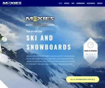 Moxiesskiandsnowboards.com(Snowboard and Skis tuned by the best in the Northwest) Screenshot