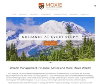 Moxiewealthmanagement.com(Get financial advice from trusted financial advisors) Screenshot