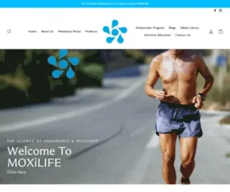 Moxilife.com(Nutrition Endurance Sport Hydration & Fuel) Screenshot