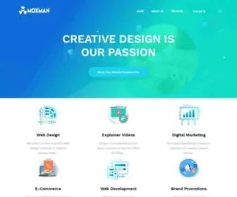 Moxman.com(Moxman Web Design Company) Screenshot