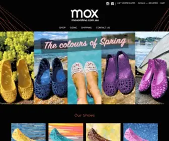 Moxonline.com.au(Mox shoes) Screenshot