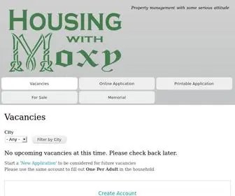 Moxyhousing.com(Housing with Moxy) Screenshot