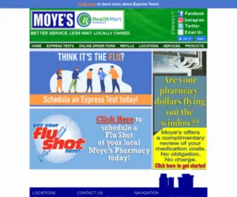 Moyespharmacy.com(Moyes Pharmacy) Screenshot