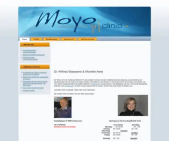 Moyoclinic.be(Moyo Clinic for Nutritional Medicine) Screenshot