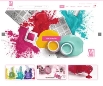 Moyrasa.co.za(Salon quality nail products) Screenshot