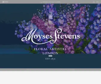 Moysesflowers.co.uk(Luxury Flowers London) Screenshot