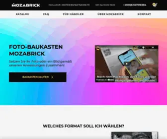 Mozabrick.de(OFFIZIELLE VERTRIEBSPARTNERSEITE des Baukastens Mozabrick) Screenshot