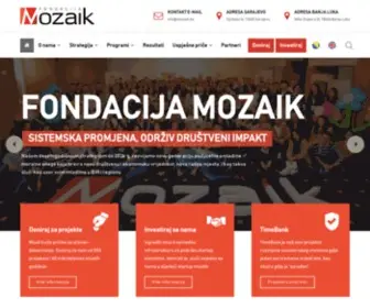 Mozaik.ba(Fondacija Mozaik) Screenshot