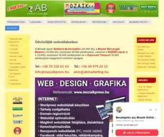 Mozaikpress.hu(Újság Siófok) Screenshot