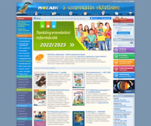 Mozaikweb.hu(Mozaik Kiadó) Screenshot