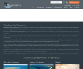 Mozambiquetravelmanagement.com(A Mozambique Ground Handler offering a bespoke service to both the international and regional travel trade) Screenshot