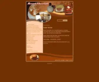 Mozartchocolate.net(Mozart Chocolate) Screenshot