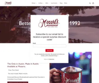 Mozartscoffee.com(Mozart's Coffee Roasters) Screenshot