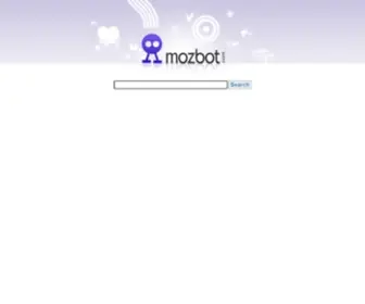 Mozbot.fr(Moteur de recherche) Screenshot