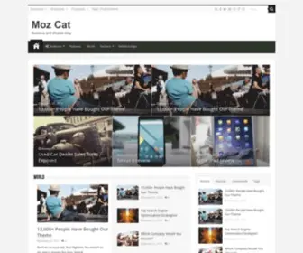 Mozcat.com(Business and lifestyle blog) Screenshot