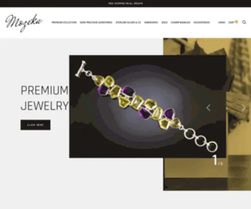 Mozeka.com(Affordable Fine Jewelry) Screenshot