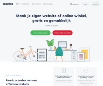 Mozello.nl(De eenvoudigste manier om een website) Screenshot