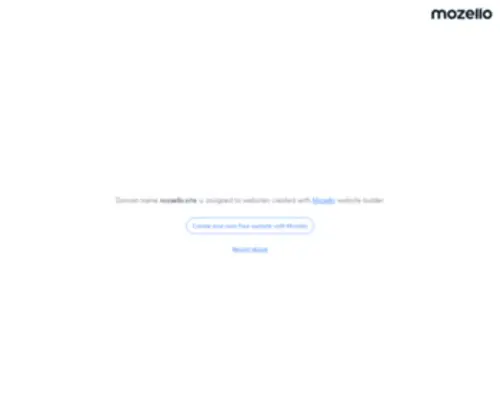 Mozello.site(Mozello site) Screenshot