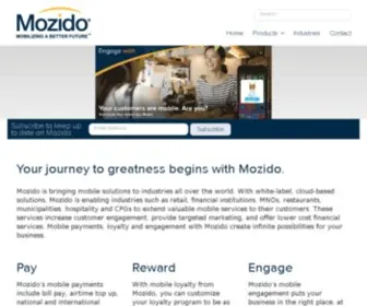 Mozido.com(MOBILIZING A BETTER FUTURE) Screenshot