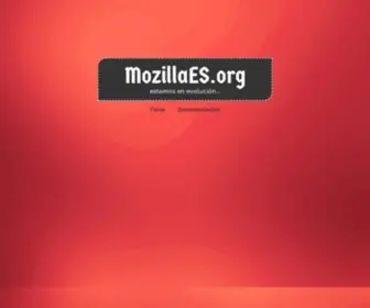 Mozillaes.org(Mozillaes) Screenshot