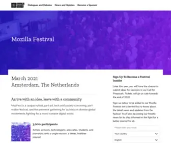Mozillafestival.org(Mozilla Festival Mozilla Festival) Screenshot