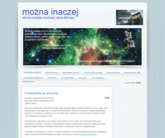 Moznainaczej.com.pl(Witryna zawiera artykuły i informacje związane z moimi zainteresowaniami) Screenshot