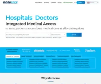 Mozocare.com(Integrated Medical Access Platform) Screenshot