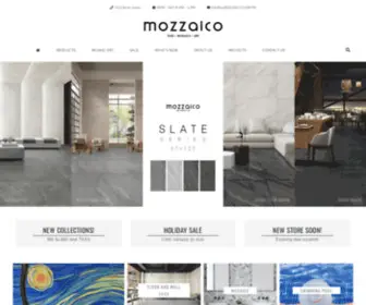 Mozzaico.com(Leading Tile and Mosaic Company in the Philippines) Screenshot