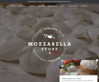 Mozzarellastores.com(Mozzarella Store) Screenshot