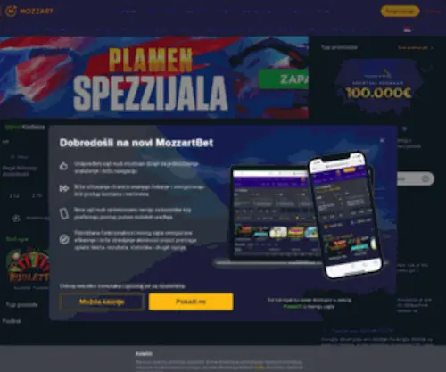 Mozzartbet.com(Mozzart) Screenshot
