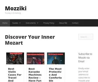 Mozziki.com(Discover Your Inner Mozart) Screenshot