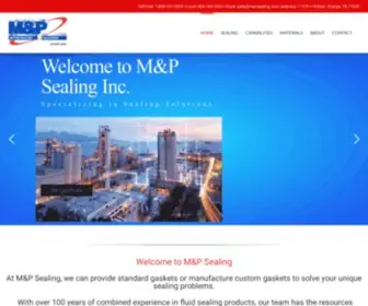 MP-Sealing.com(M&P Sealing) Screenshot