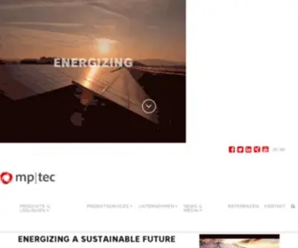 MP-Tec.de(Energizing a sustainable future) Screenshot