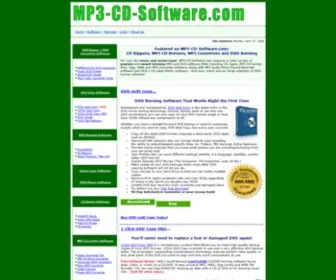 MP3-CD-Software.com(Featured MP3 software including CD ripper software) Screenshot