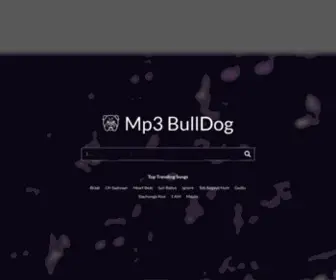 MP3Bulldog.com(MP3 BULLDOG) Screenshot