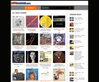 MP3Danger.com(MP3 and FLAC master music tracks and albums) Screenshot