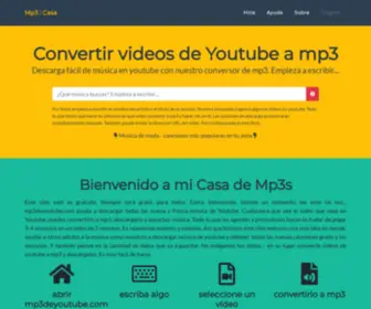 MP3Deyoutube.com(Descargar mp3 de youtube) Screenshot