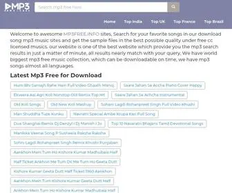 MP3Free.info(Download Sample Mp3 Free from Various Source) Screenshot