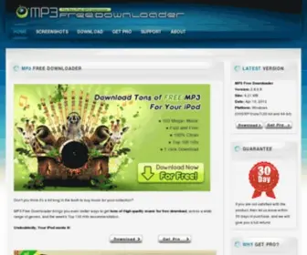 MP3Freedownloader.com(MP3 Free Downloader) Screenshot