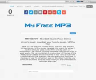 MP3Freex.biz(MP3Freex) Screenshot